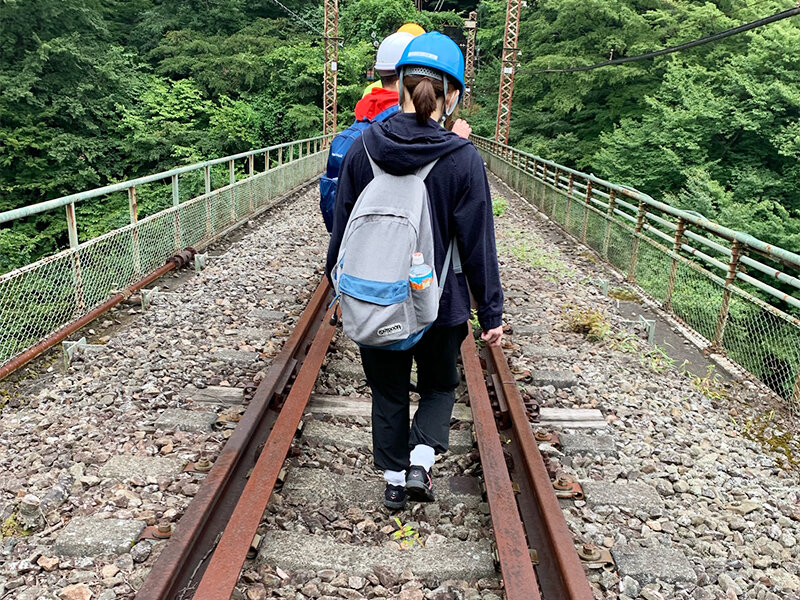 碓氷鉄道点検のイメージ